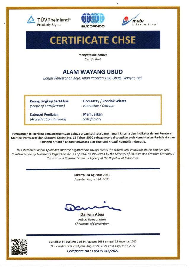 Alam Wayang - Chse Certified 4* Ubud